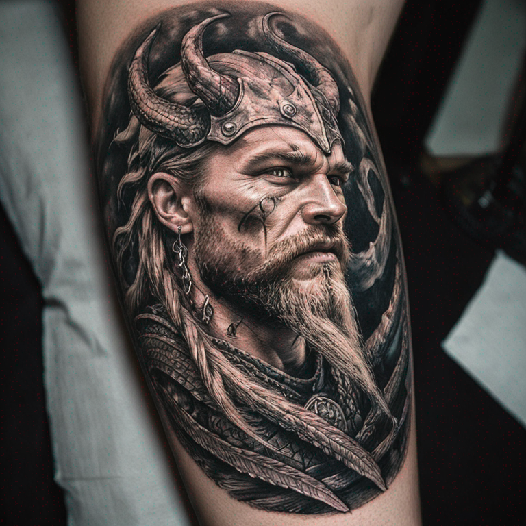 cara-de-dragon-vikingo-tattoo