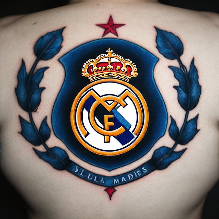 silueta-del-escudo-del-real-madrid-dividido-en-3-tattoo