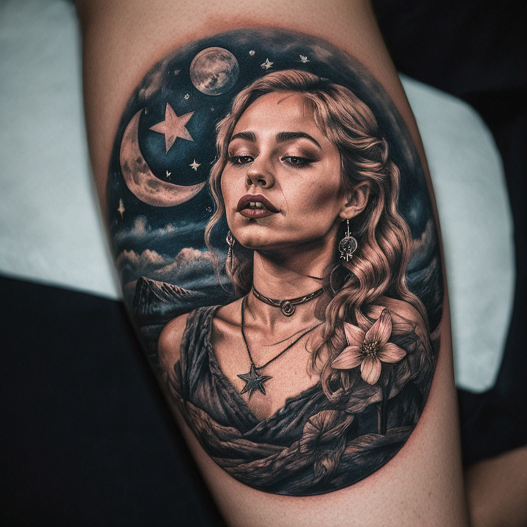 luna-y-estrellas-tattoo