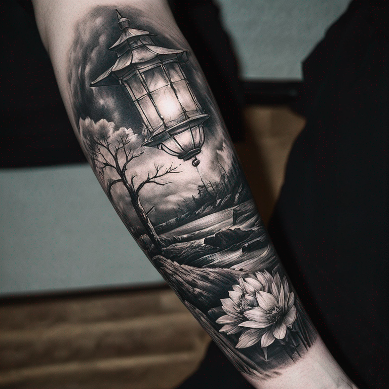 lanterne-tempête-minimaliste-tattoo