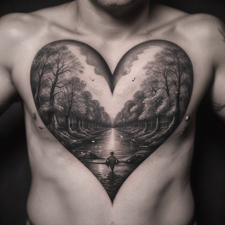 ecrire-dulcie-dans-un-coeur-avec-le-cardiogramme-tattoo