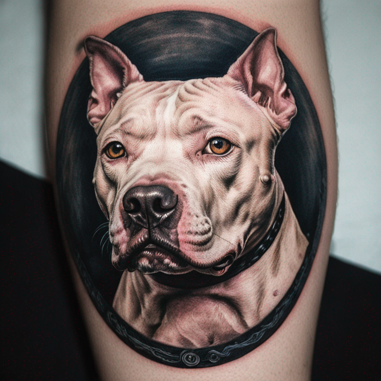 retrato-de-un-pitbull-blanco-tattoo