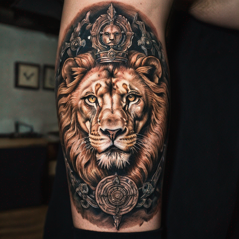 a-lion-tattoo
