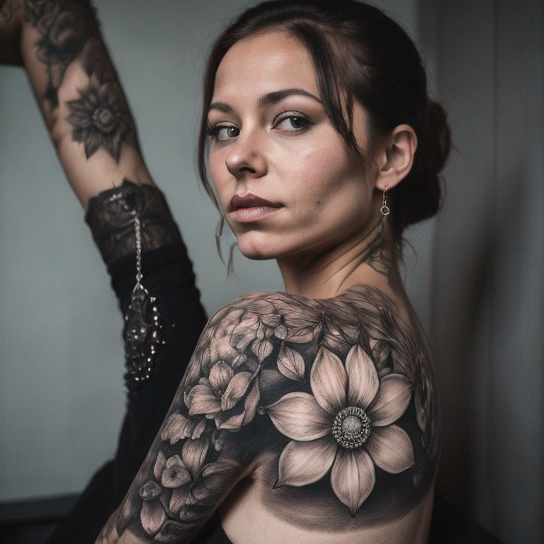 tatouage-avec-de-la-dentelle-et-des-bijoux-avec-fleur-sans-visage-tattoo