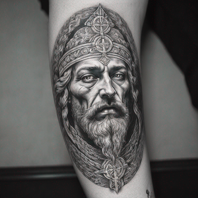 fine-line,-simple-slavic-god-evil.-tattoo