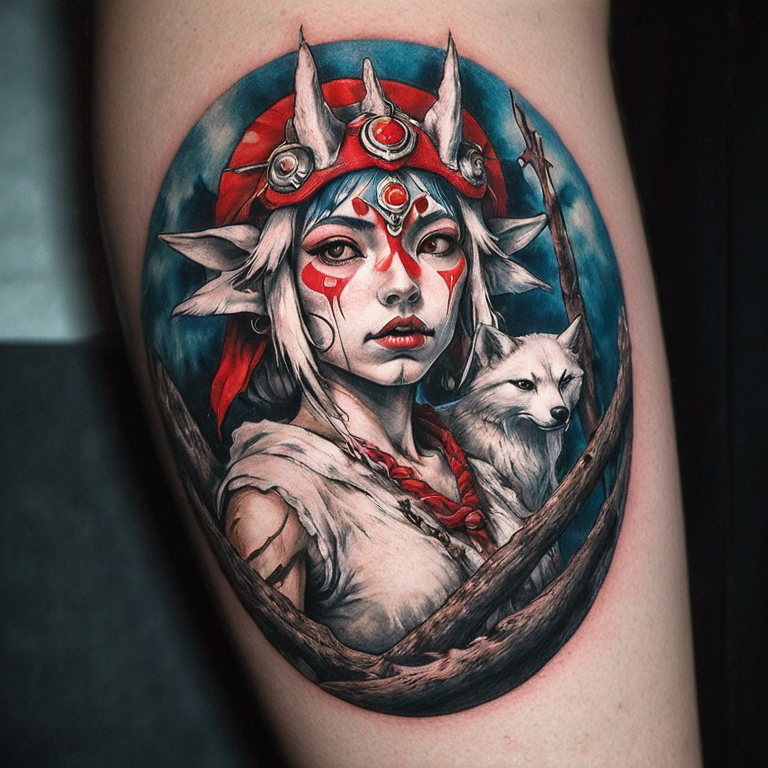 princesa-mononoke-tattoo