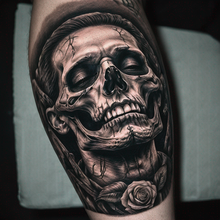 la-muerte-abrazando-tattoo