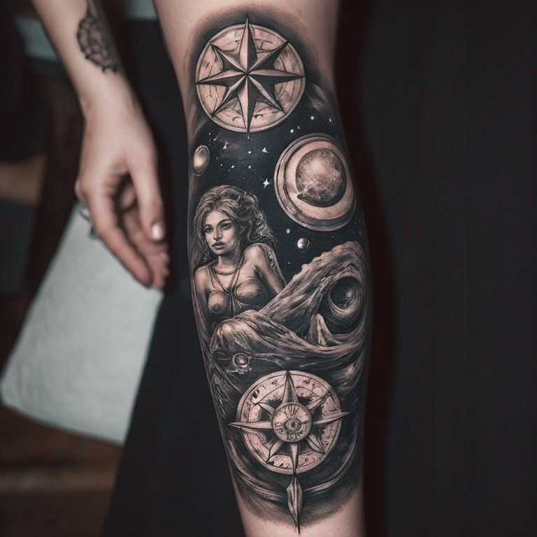 tatouage-sur-le-dos-commun-avec-ma-meilleures-amis-combinant-les-signes-astrologiques-sagittaire-et-verseau-sur-tattoo