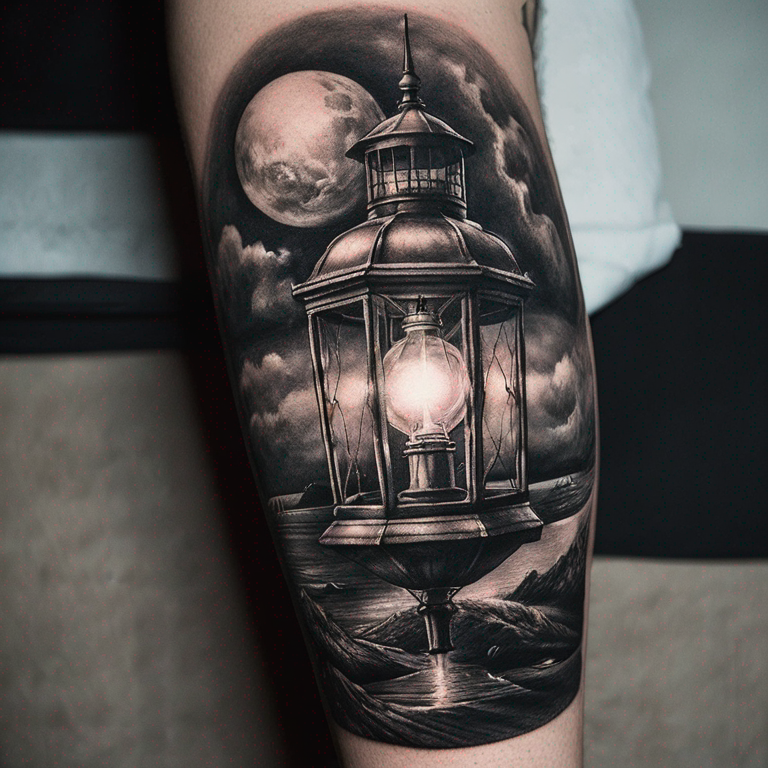 lampe-a-pétrole-minimaliste-tattoo