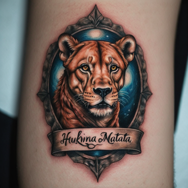 huella-de-perro-con-la-frase-hakuna-matata-con-las-iniciales-mj-y-la-fecha-1-8-20-tattoo