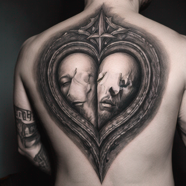 les-initiales-j-et-c-dans-un-cœur-tattoo
