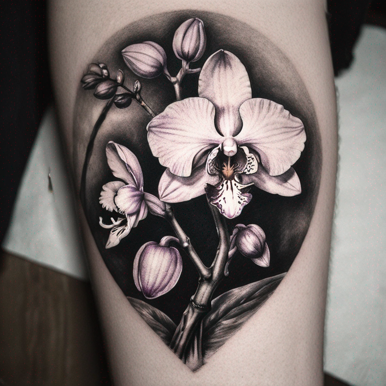 orchidée-discrète-tattoo