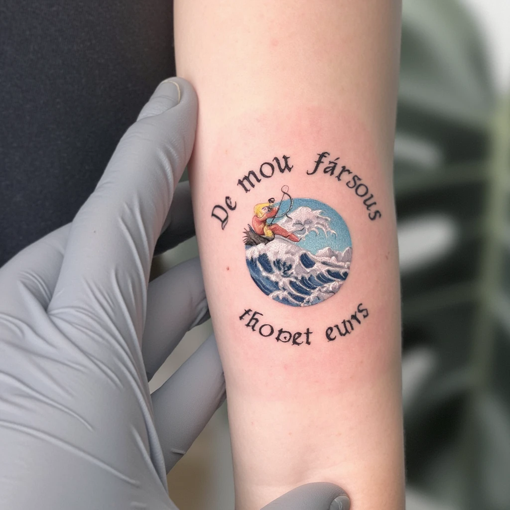 je veux quelque chose de fin, qui retranscrive le renouveau, la fin du deuil-tattoo