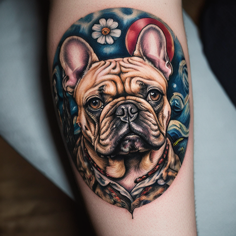 bouledogue-français-en-ligne-simple-et-continue-tattoo