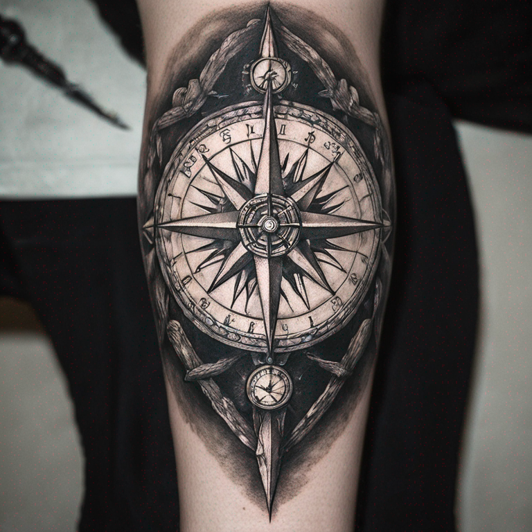 compass-tattoo